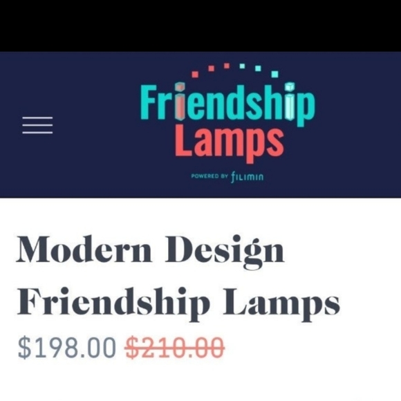 NEW Set of 2 Friendship Lamps Great gift! - Picture 4 of 15